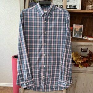 Mizzen+Main men’s performance dress shirt size Large trim fit